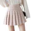 High Waist Short Pleated Skirt Micro Skirt Black Mini Skirt Women's Tennis Skirt (Color : 1, Size : L) view 1