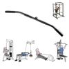 MNNM Tricep Press Down Bar, Cable Attachment, LAT Pulldown Bar, V-Shaped Bar with 4 Rubber Handle, for Gym, Strength Workout, Muscle Building view 2