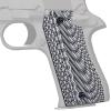 Guuun G10 Grips for Star BM/BKM Diamond Cut Texture - White view 1