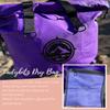 Waterproof Dry Bag- Roll top Duffle bag for Women for Rafting, Boating, Kayaking for Period product disposal when Camping, Hiking, Rafting, Purple view 4