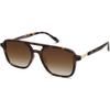 SOJOS Retro Aviator Sunglasses for Women Men,Trendy Rectangle Womens Mens Shades Sun Glasses SJ2202 Tortoise Frame Brown Grading Lens view 1