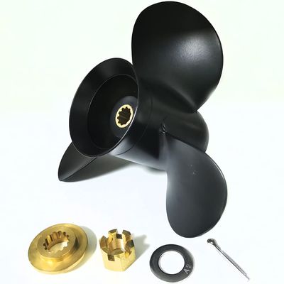 Aluminum Outboard Propeller with Hardware Kit fit Tohatsu/Mercury 9.9-20HP 9.25x12,14 Teech