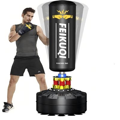 Punching Bag for Adults, Boxing Bag with Stand 70''-205lbs Freestanding Punching Bag for Adults - Kickboxing Bag for Home Gym Office