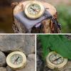 Sxdthy Outdoor Car Compass Mountaineering Compass Copper Shell, Camping Handheld Pocket Compass Luminous Precision High for Camping Hiking Travel Navigation Outdoor Equipment Compass Gold,Best Surviva view 4