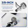 usvehj 3/8-Inch Quick Release Boat Fender Holder Marine Stainless Steel Boat Fender Holder Mount Cleat Hook (Receiver Not Included) view 2