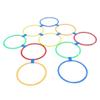 XLTTY Hopscotch Ring Game Set, Home Kindergarten Sports Game Equipment Balance Coordination Agility Speed Training (Size : 48CM) view 1