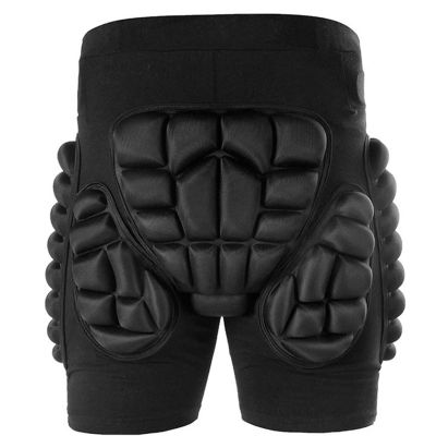 Q-FFL Breathable Skating Impact Pad, Tailbone Hip Butt Pad, 3D Padded Shorts for Snowboard Ski Ice Skateboard, S-XL Size (Size : Large)
