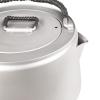SILVERANT Titanium Camping Kettle, Titanium Pot with Lid Folding Bail Handle Camping Coffee & Tea Pot for Outdoor Backpacking Hiking Teapot 1200ml - Sandblasted view 3