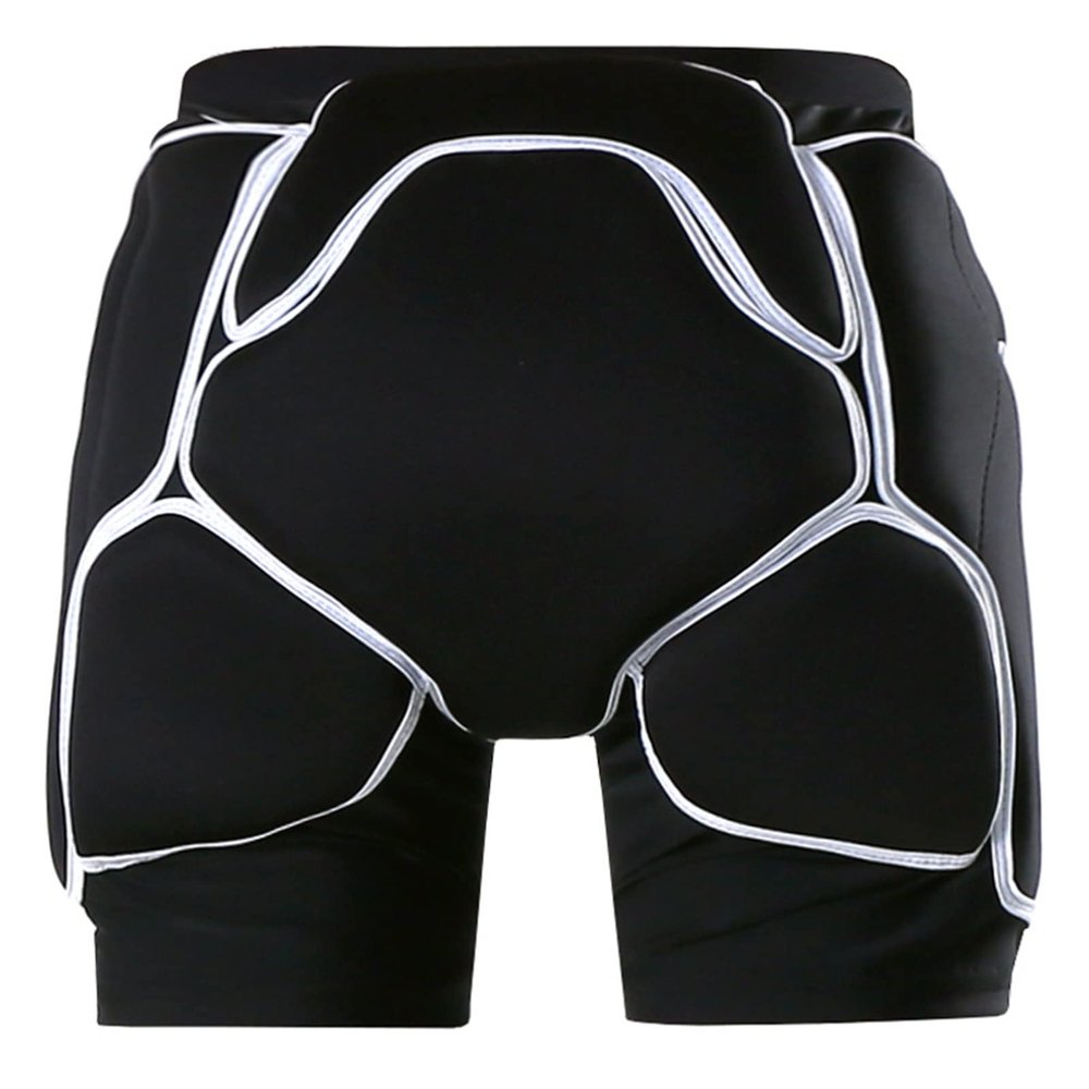 Q-FFL Breathable Protective Gear, Tailbone Hip 3D Protection Pads, Skating Impact Pad, Padded Shorts for Ski Skate Snowboard (Size : Large)