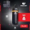 PROLAST Punching Bag for Experienced and Beginners, Boxing, MMA, Martial Arts, Muay Thai Training Equipment, Hanging, Filled, 3ft, 50 lbs, Rhino Logo, Black/Yellow view 4
