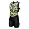 Sparx Men's Premium Triathlon Suit Padded, Quick-Dry, Compression Fit, Lightweight Tri Suit for Swim, Bike, Run Race & Training (Neon Camo, 3XL) view 1
