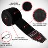 BEAST RAGE Boxing Hand Wraps 4.5 Meter Martial Arts Bandages Inner Gloves Wrist Support Straps Punching Under Hand Knuckles Heavy Elasticated Training Bag Mitts Muay Thai (4.5 M, Black) view 4