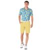 Royal & Awesome Men's Pastel Yellow Golf Shorts, Golf Shorts for Men Slim Fit, Funny Men Apparel, Crazy Design, Bright Yellow, Colorful, 36 Waist view 3