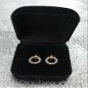 1 Set of Vintage Crown Earrings for Women Luxury Jewelry Box view 3