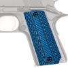 Guuun G10 Grips for Llama MiniMax Diamond Cut Texture - Blue view 1