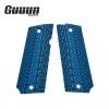 Guuun G10 Grips for Llama MiniMax Diamond Cut Texture - Blue view 2