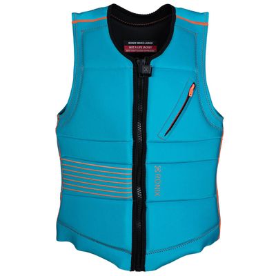 Ronix Coral Women's CE Approved Impact Vest, Aqua Blue, X-Small