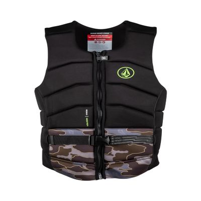 Ronix Volcom CE Approved Impact Vest, Stone Camo, Small
