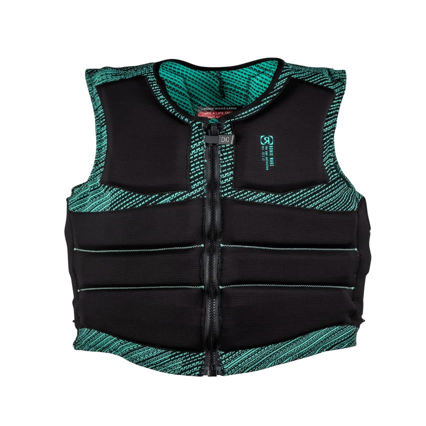 Ronix One BOA Impact Vest, Engineered Sea Foam/Black, Large