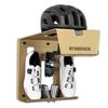 Stasdock Wall Bike Rack | Bike Storage Wall Mount System | For Race Bicycles (New Gold) and Mountain Bikes | Bike Shelf | Indoor bike wall bracket | Store your helmet and shoes | Home and Garage view 1