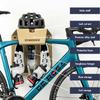 Stasdock Wall Bike Rack | Bike Storage Wall Mount System | For Race Bicycles (New Gold) and Mountain Bikes | Bike Shelf | Indoor bike wall bracket | Store your helmet and shoes | Home and Garage view 3