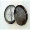 Brass Compass Antique Nautical Maritime 3" Poem Compass Stanly London 1885 Pocket Compass view 2