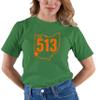Go All Out XX-Large Kelly Green Adult The 513 City of Cincinnati Ohio Pride T-Shirt view 4