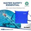 Flowt Boat Seat Cushion and Throw Cushion for Boat Safety  USCG Approved Type IV, Life Cushion for Boat, Durable, Comfortable Boat Seat Cushions for Kayaks, Paddle Board, Canoe and Boating - Blue view 3