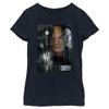 STAR WARS Girl's The Book of Boba Fett Faces of Heroes On Tatooine T-Shirt - Navy Blue - Medium view 1