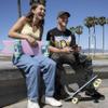 Cal 7 Fishtail Deck 22-inch Mini Cruiser Skateboard (Pansy) view 4