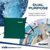 Flowt Boat Seat Cushion and Throw Cushion for Boat Safety  USCG Approved Type IV, Life Cushion for Boat, Durable, Comfortable Boat Seat Cushions for Kayaks, Paddle Board, Canoe and Boating - Green view 4
