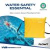 Flowt Boat Seat Cushion and Throw Cushion for Boat Safety  USCG Approved Type IV, Life Cushion for Boat, Durable, Comfortable Boat Seat Cushions for Kayaks, Paddle Board, Canoe and Boating - Yellow view 3