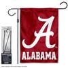 Alabama Crimson Tide Garden Banner Flag with Stand Pole Holder view 2