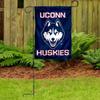 Connecticut Huskies Garden Banner Flag with Stand Pole Holder view 3