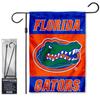 Florida Gators Garden Banner Flag with Stand Pole Holder view 1