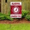 Alabama Crimson Tide Garden Banner Flag with Flag Pole Stand Set view 3