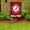 Alabama Crimson Tide Circle Logo Garden Banner Flag with Stand Pole Holder view 3