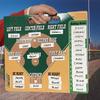 Magnetic Lineup Board with Field Position for Baseball and Softball Coach Magnet Board Dugout Display view 1