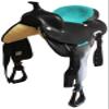 CHALLENGER 17" Western Cordura Trail Barrel Pleasure Horse Saddle Bridle Brown 49102BK view 1