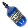 HK Army 68ci 4500psi HPA Paintball Tank - HSTL Carbon Fiber - Blue view 1