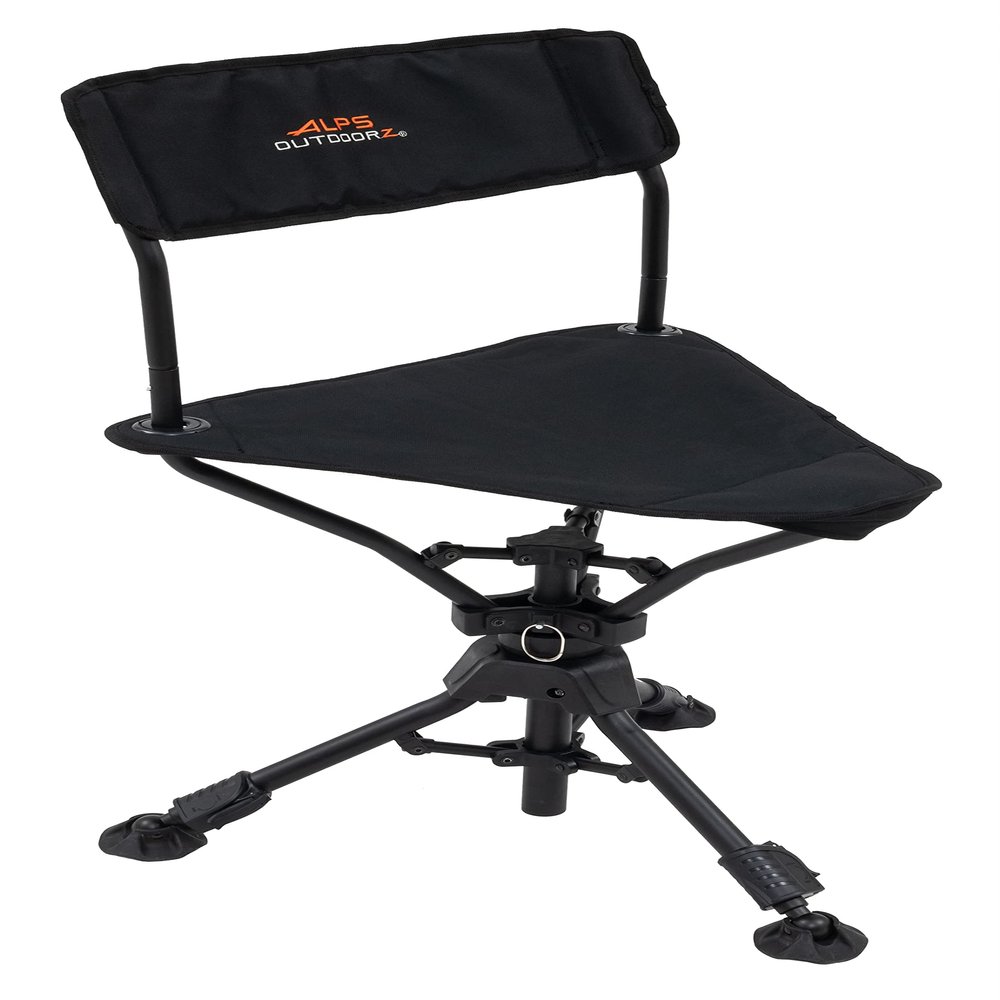 ALPS OutdoorZ Triad Swivel Stool - Black