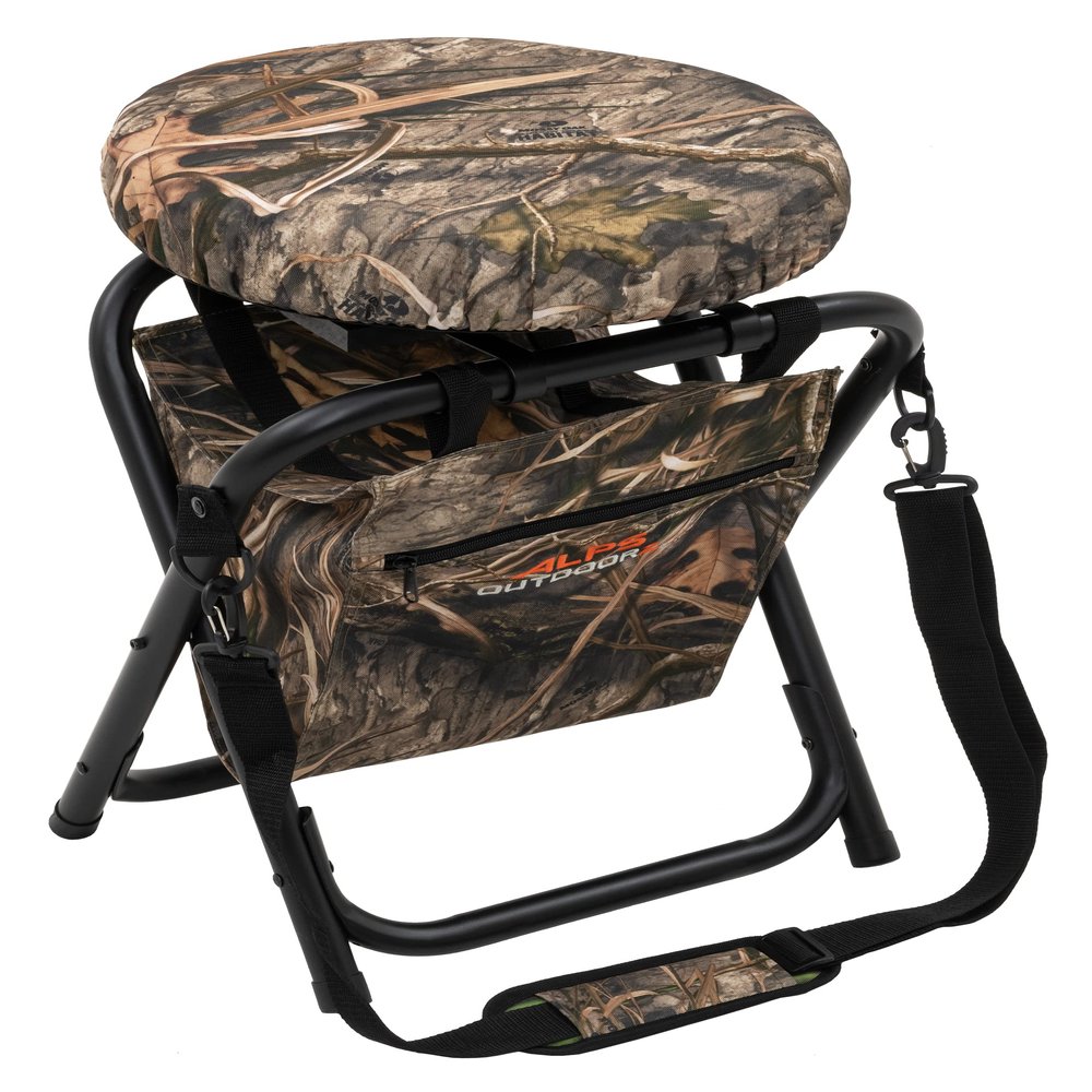 ALPS OutdoorZ Horizon Swivel Stool - Mossy Oak Shadow Grass Habitat