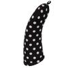 Women's Black & White Polka Dots Fairway Club Headcover Handmade by BeeJos view 3