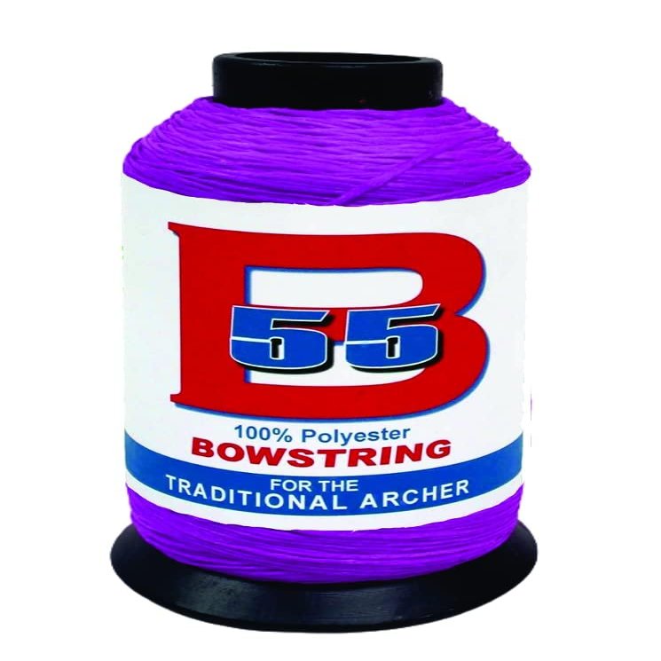BCY B55 Bowstring Material 1/4 lb Fluorescent Purple