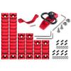Gotical Combo of 5 Slots & 7 Slots M-Lock Rail Picatinny Rail Section Adapter Super Value Pack M-Lock with Set of Screws ML0K Picatinny Accessory Rail (Pack of 8 - Slots, Trigger & Attachment) view 1