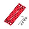 Gotical Combo of 5 Slots & 7 Slots M-Lock Rail Picatinny Rail Section Adapter Super Value Pack M-Lock with Set of Screws ML0K Picatinny Accessory Rail (Pack of 8 - Slots, Trigger & Attachment) view 3