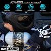 HK Army 68ci 4500psi HPA Paintball Tank - HSTL Carbon Fiber - Grey view 4