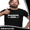 ALLNTRENDS Brandon Won Shirt Racing Car Meme Men's T Shirt (M, Dark Grey) view 4