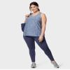 32 DEGREEES Womens Cool Racerback Tank | Lightweight| Quick Dry | Loose Fit, Xenon Blue Space Dye, X-Large view 2