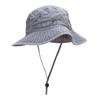 e4Hats.com Extra Big Size Fishing Hats-Grey 2XL - 3XL view 4